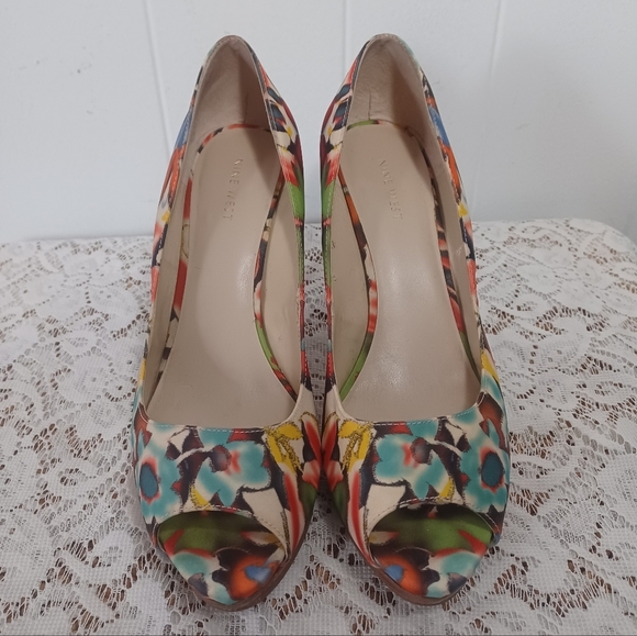 Nine West Peep Toe Pumps - Picture 6 of 11